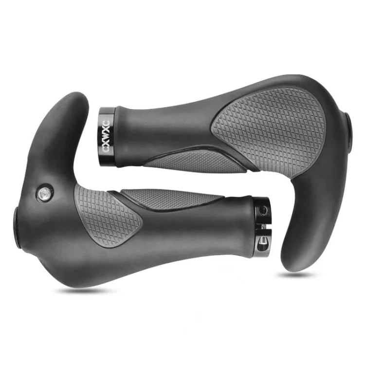 1 Pair CXWXC Bicycle Handlebar Cover Mountain Bike Bullhorn Rubber Handlebar Cover Riding Accessories, Style:HL-G232