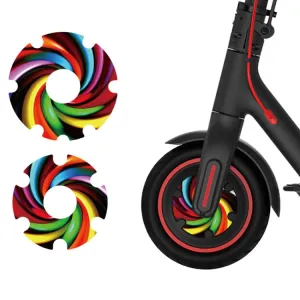 1 Pair Scooter Motor Waterproof Protective Sticker For Xiaomi Mijia M365 / M365 Pro / Pro 2 / 1S(Colorful 9)