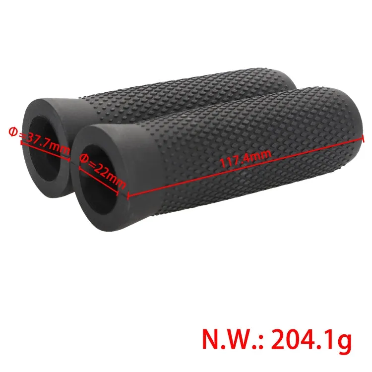 1 Pair Silicone Handbar Cover For Ninebot ES1/ES2/ES3/ES4 (Black)