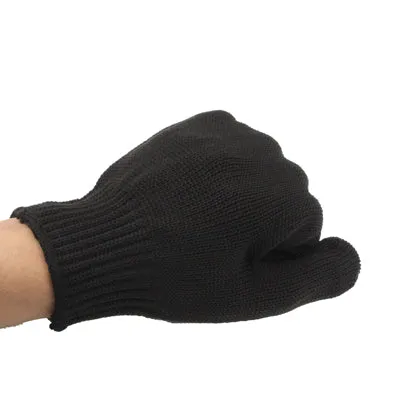 1 Pairs Self Defense Device Weapon Tool Anti-Static Cut-Resistant Gloves(Black)