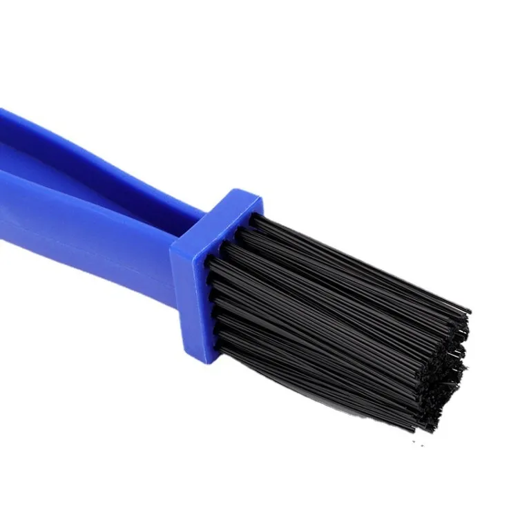 1 Set BG-7168 Bicycle And Motorcycle Cleaning Brush Three-Sided Chain Brush, Colour: Blue   Small Brush