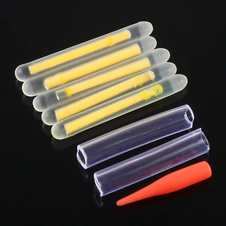 10 Packs OCEAN SUN Luminous Float Night Fishing Light Stick, Visibility: 15m, Size: 3.0 x 25mm