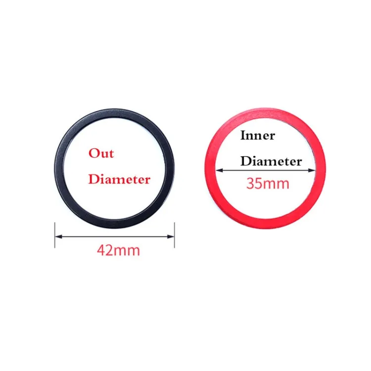 10 PCS FMFXTR Bicycle BB Middle Shaft Flying Wheel Cushion, Thickness: 3mm (Red)