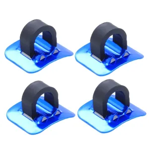 10 PCS Mountain Road Bicycle Hose Line Guide Adhesive Wire Seat Frame Cable Fixing C Buckle, Style: Plastic Buckle(Blue)