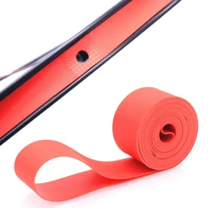 10 PCS Road Mountain Bike Anti-Stab Tire Pad Bicycle Wheel Set PVC Spoke Lining Tape, Colour: Red(26inch x 18mm)