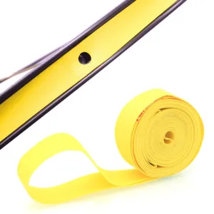 10 PCS Road Mountain Bike Anti-Stab Tire Pad Bicycle Wheel Set PVC Spoke Lining Tape, Colour: Yellow(700C x 18mm)