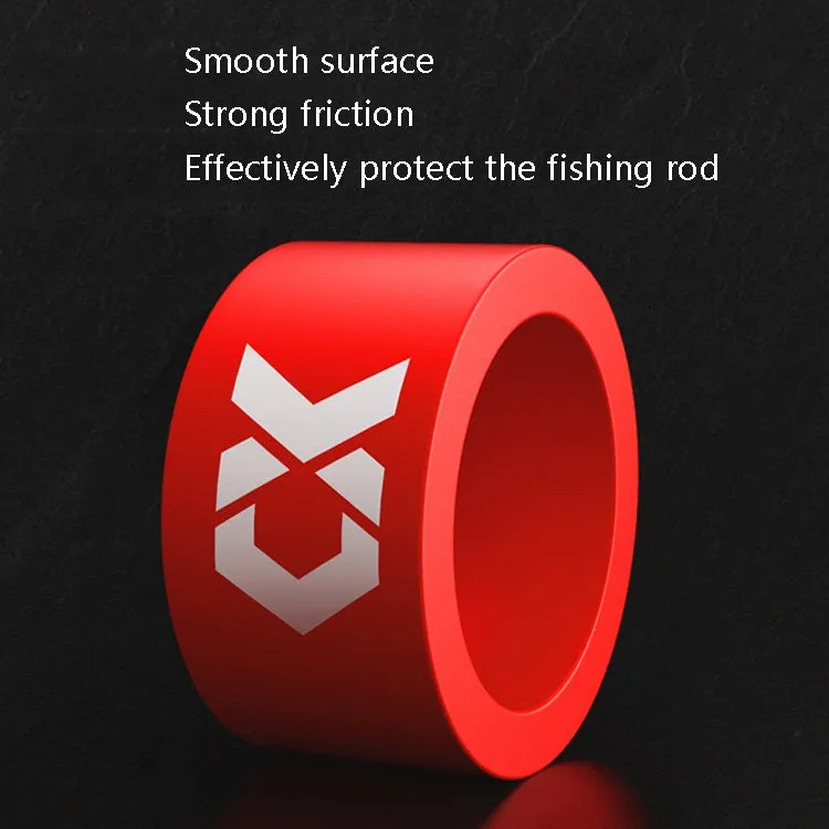 10 PCS Silicone Fishing Rod Stop Ring Anti-Skid Ring(Night Light Small 11mm Inner Diameter)