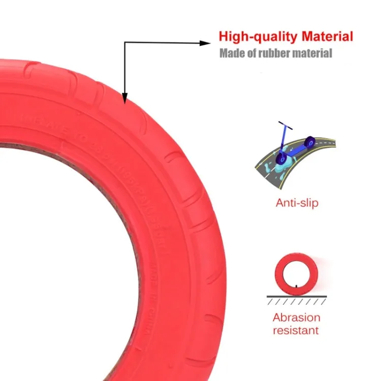 10 x 2 P1069 Inflatable Solid Tire for XiaoMi Mijia M365 Pro,Style： Inner Tube