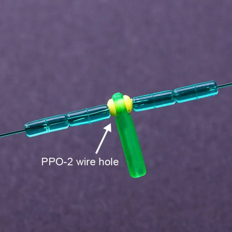 100 PCS SXP01 Dual CoreSilicone Floating Seat Fishing Accessories, Size: Large(Crystal Green)