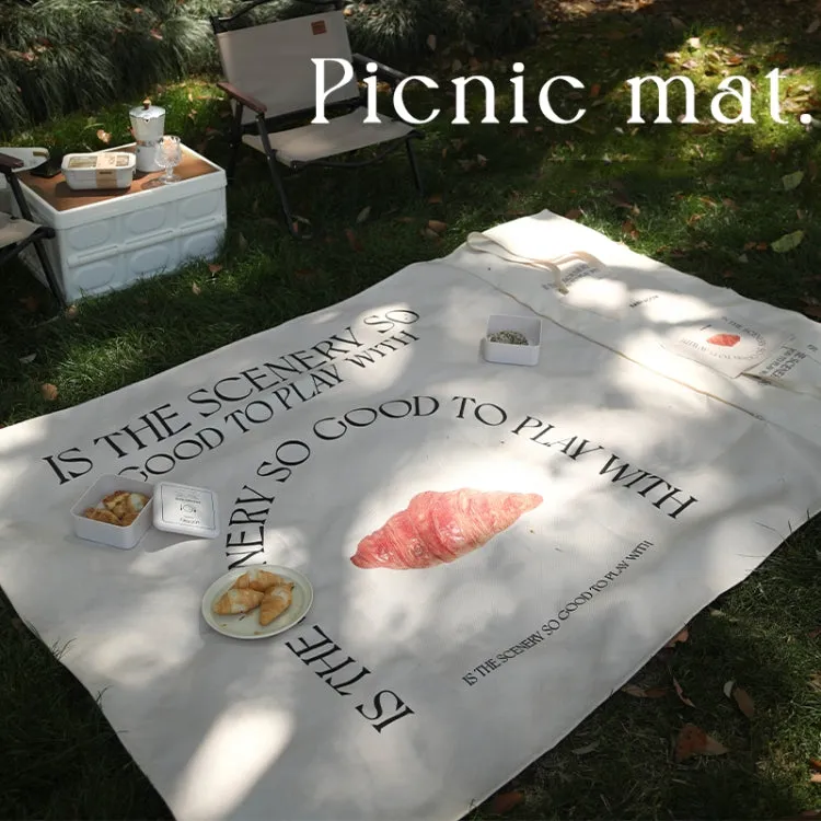 100 x 150cm Oxford Cloth Outdoor Picnic Mat Can Be Used As A Shoulder Bag Easy To Carry(Meal)