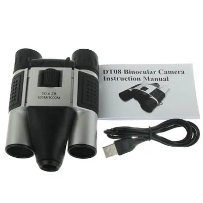 10×25mm 5 in 1 (Binocular Camera   Video Camera   Digital Camera   PC Cam   TF Card Reader) Digital Camera Binoculars,  Field of View: 101m/1000m, Size: 135 × 100 × 24mm