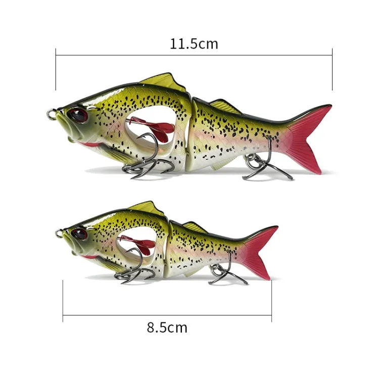 10g/8.5cm Long Casting Slow Sinking Spinning Multi-section Sea Fishing Freshwater Lures(01)