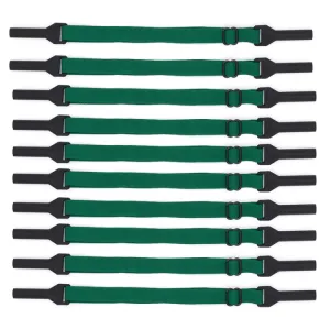 10pcs Long Style Glasses Non-Slip Rope Adjustable Elastic Sports Legs Anti-Drop Fixed Strap(Ink Green)