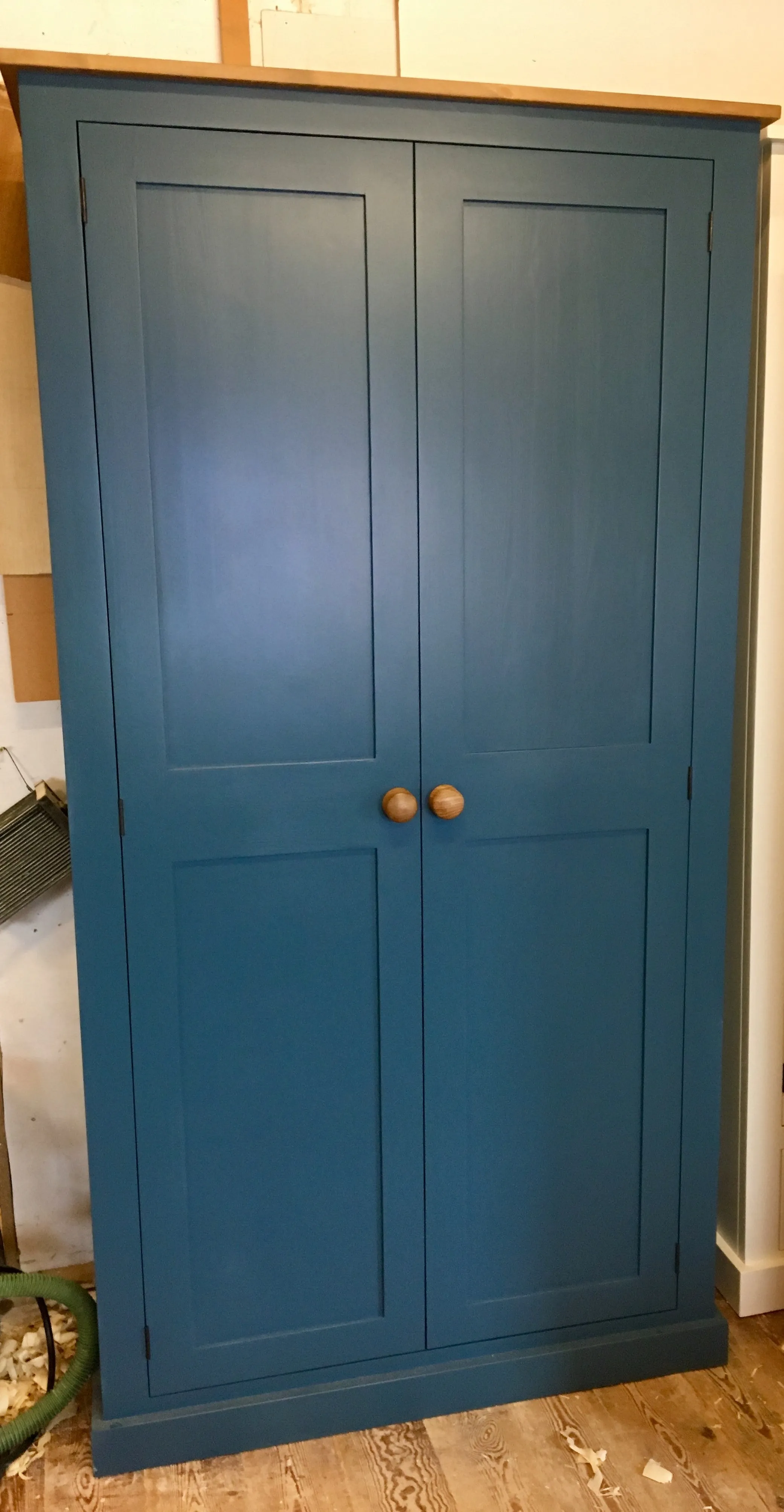 **150 cm Medium Height Storage Cupboard for Hallway/Kitchen - Optional Spice Rack for Larder, Utility Room (40 cm deep)