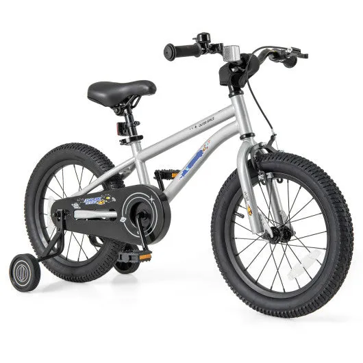 16-Inch Kids Bike Bicycle for Boys Girls 4-7 Adjustable with High Carbon Steel Frame-16 inches