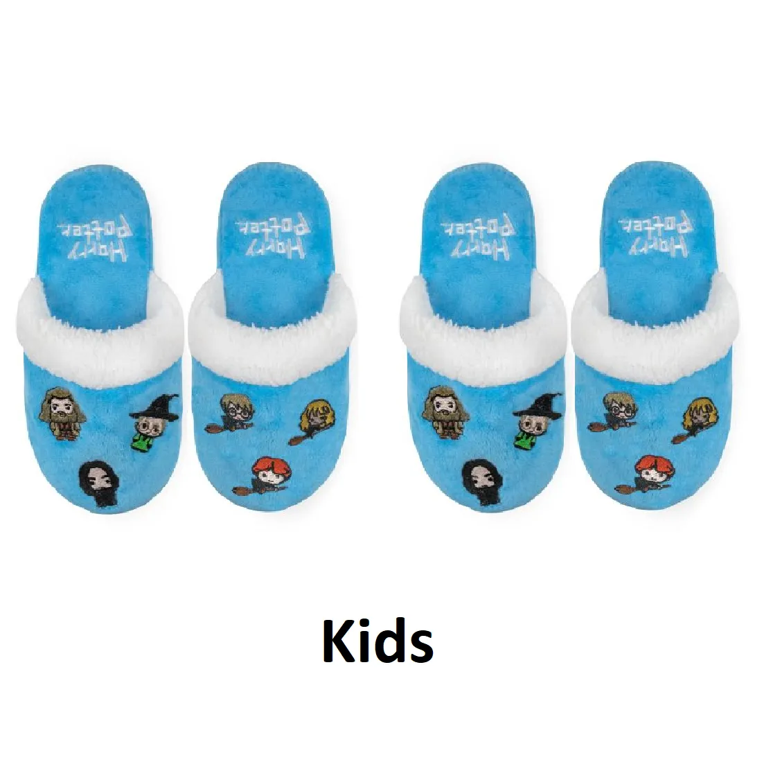 2 Pairs Unisex Adults/Kids Harry Potter Kawaii Slippers