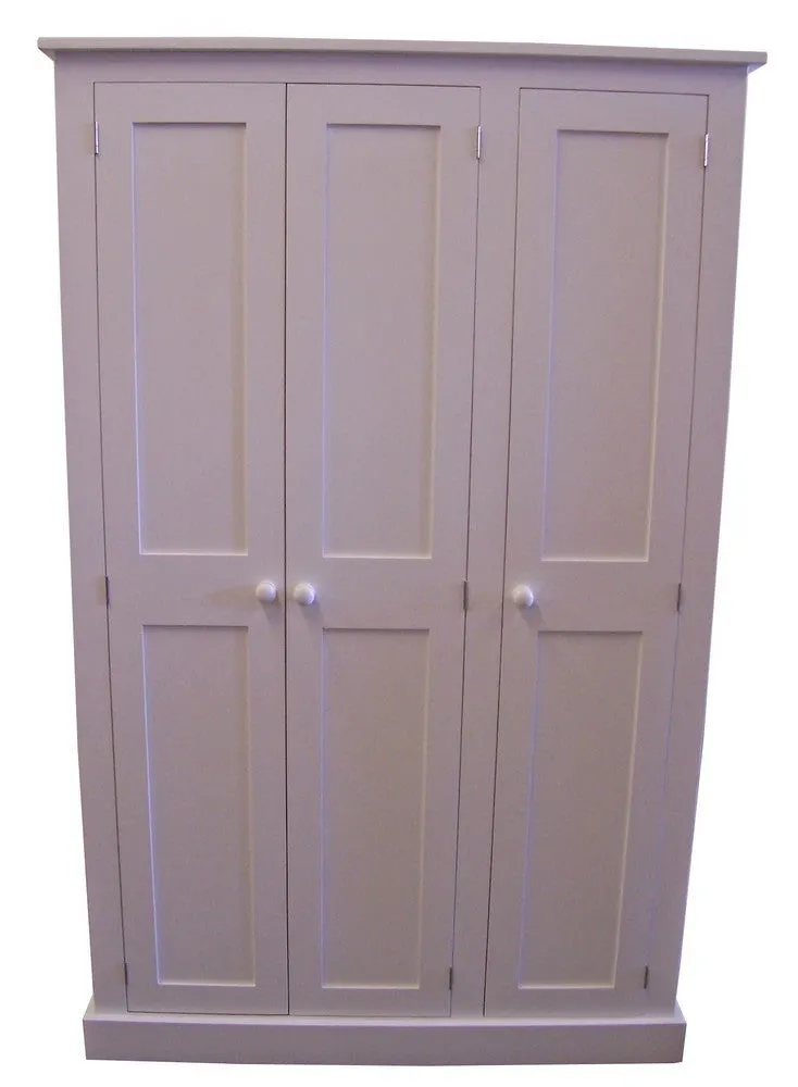 **3 Door Hall, Utility Room, Toys, Cloak Room Coat & Shoe OPTION 1 with Extra Top Box Storage Cupboard (35 cm deep)