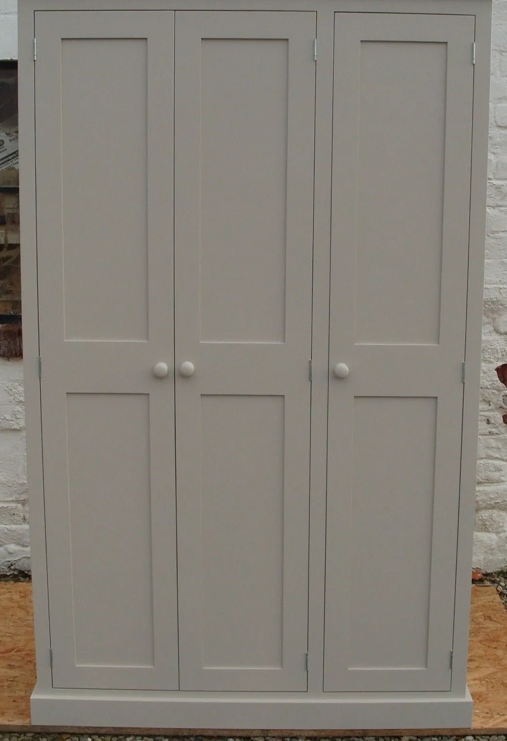 **3 Door Larder/Hall for Kitchen items, Craft, Toys, Utility Room, Office Storage Cupboard (35 cm deep) OPTION 3 with EXTRA TOP BOX Storage