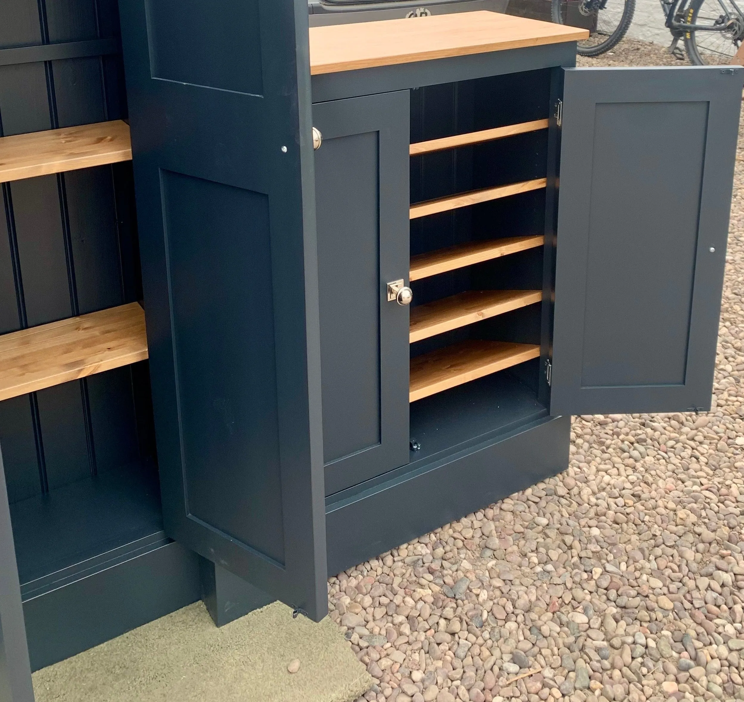 **4 Door Combination Coat and Shoe Storage Cupboard