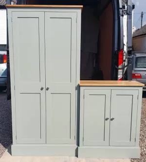 **4 Door Combination Coat and Shoe Storage Cupboard