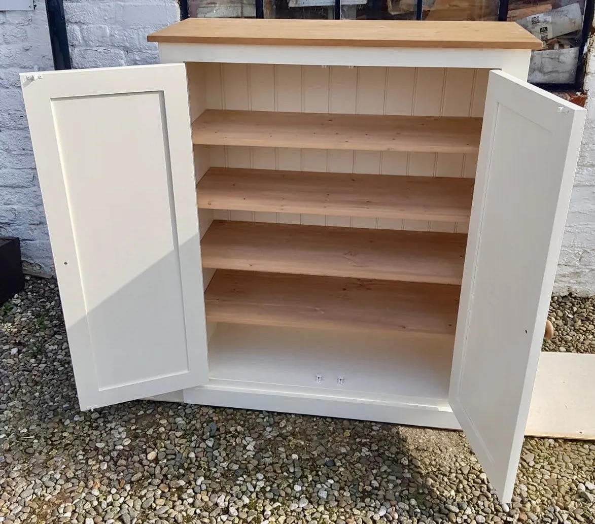 **4 Door Combination Coat and Shoe Storage Cupboard