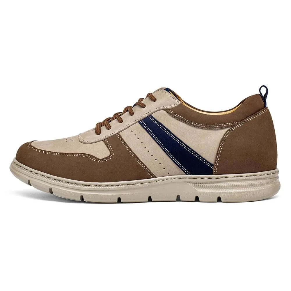 6 CM / 2.36 Inches - CMR CHAMARIPA Elevator Sneakers - Shoes That Add Height For Guys - Brown Men's Outdoor Sneakers