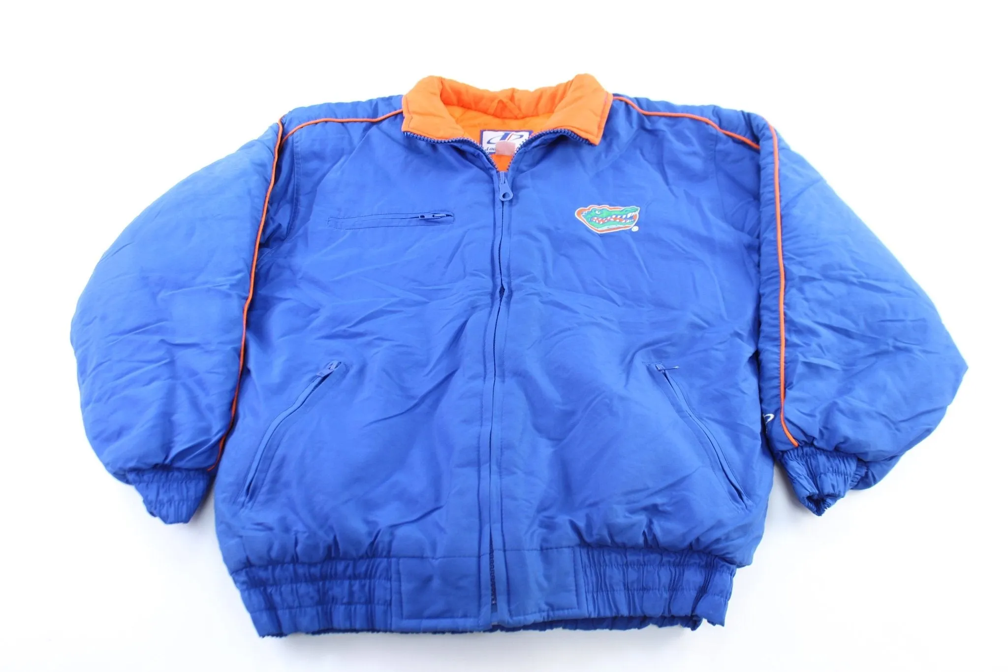 90's Florida Gatos Embroidered LogoAthletic Zip Up Jacket