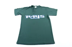 90's Majestic Logo Tampa Bay Rays Henley T-Shirt