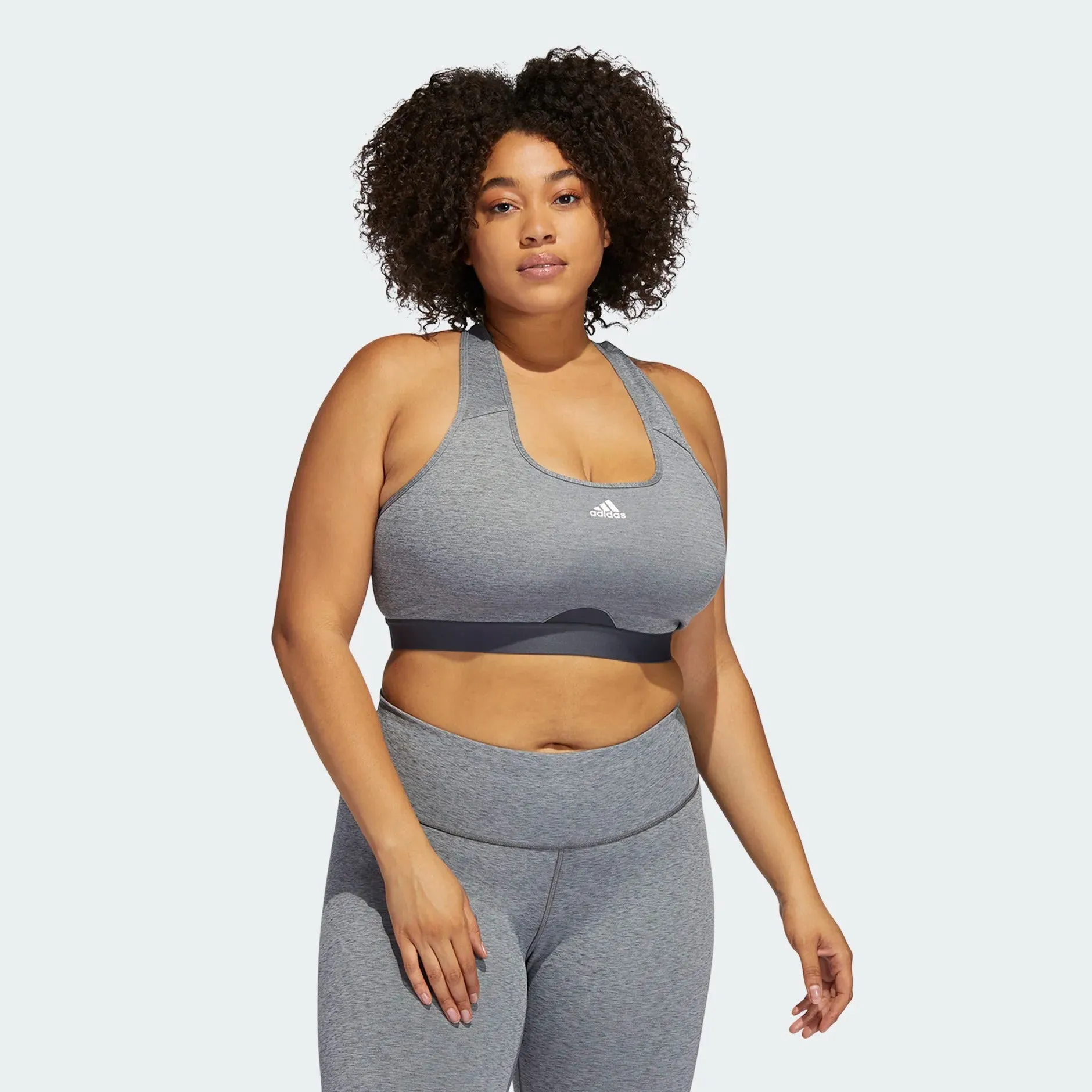 adidas Powerreact Training  Women's Medium-Support Bra (Plus Size)