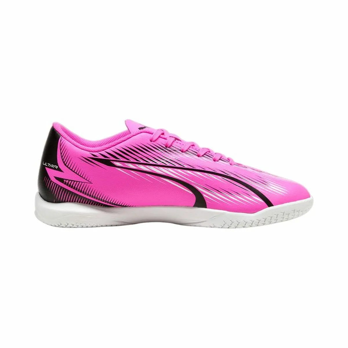 Adult's Indoor Football Shoes Puma Ultra Play White Dark pink Unisex