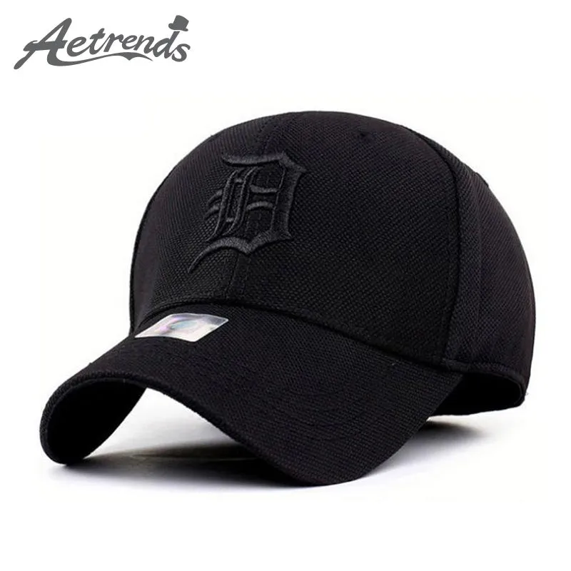 [AETRENDS] Spandex Elastic Fitted Hats Sunscreen Baseball Cap Men or Women casquette bone aba reta Z-1312