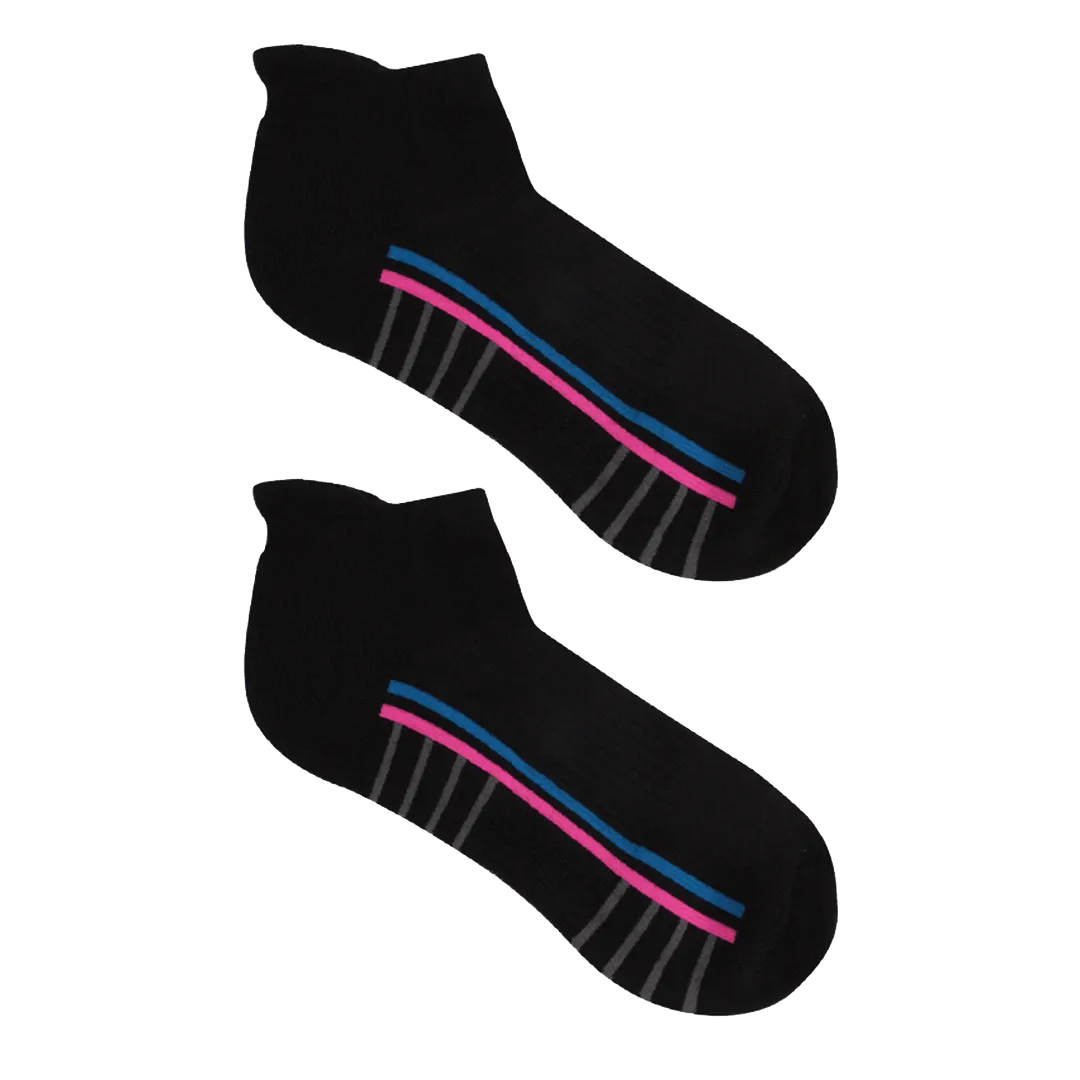 Ankle Trainer Socks - Black (Made From Recycled Plastic)