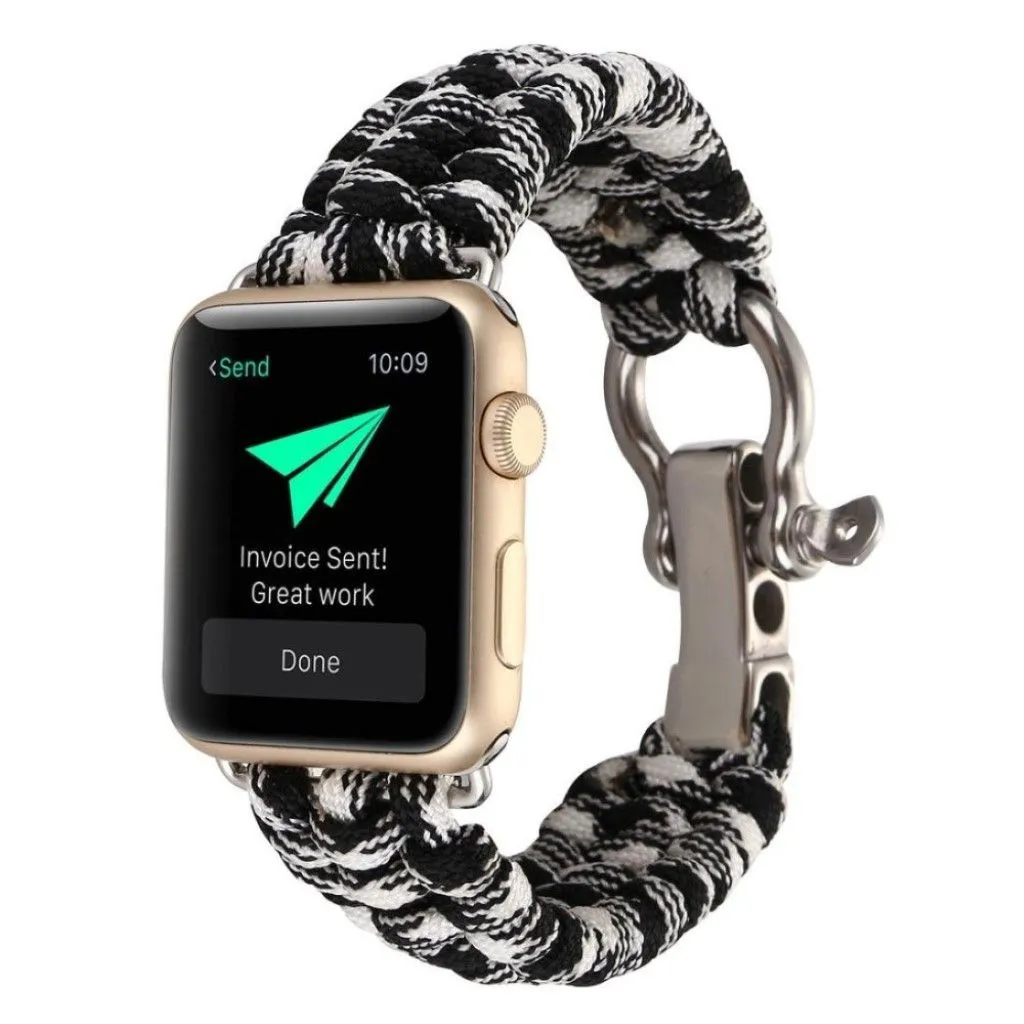 Apple Watch Series 4 40mm braided rope watch strap - Mixture Color