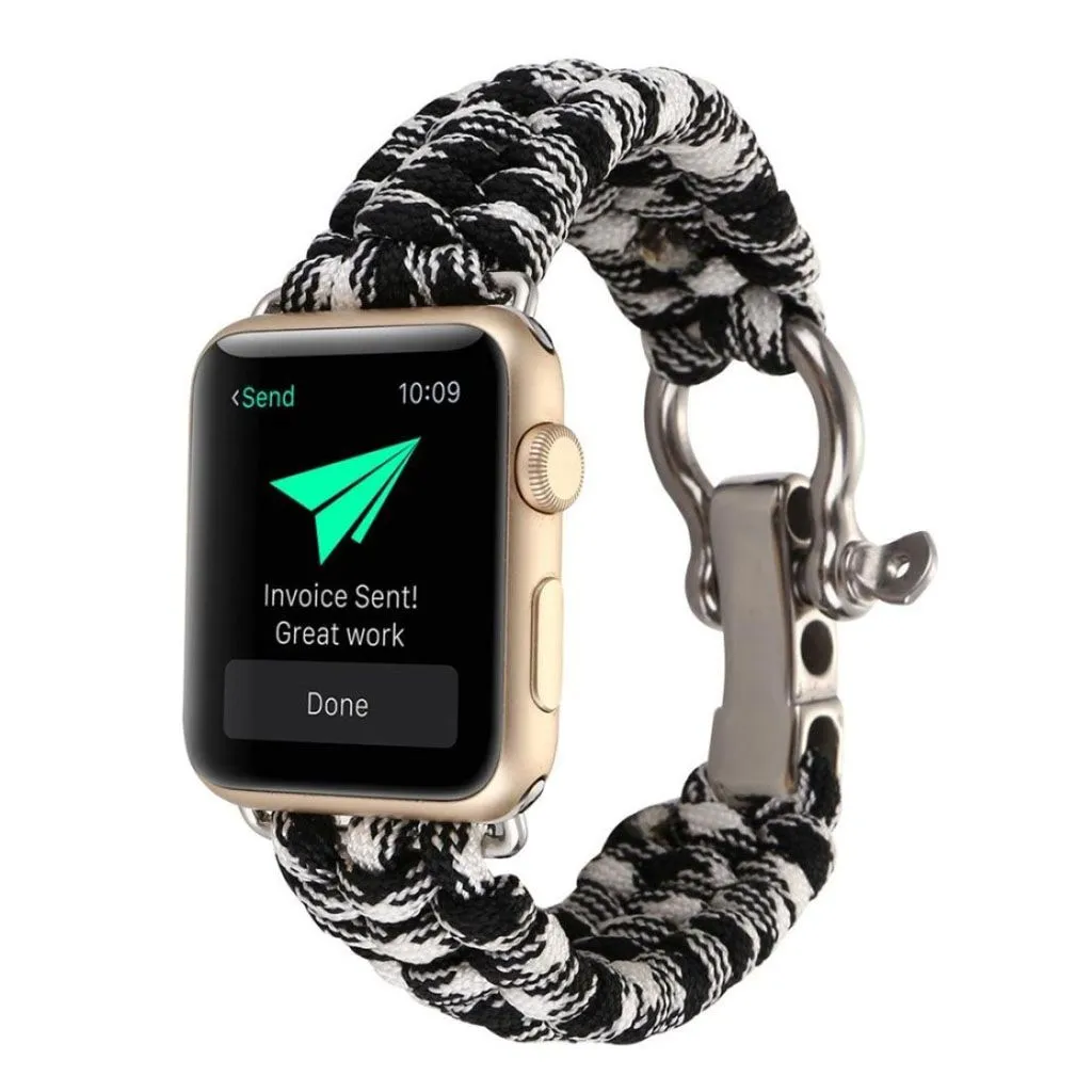 Apple Watch Series 4 40mm braided rope watch strap - Mixture Color