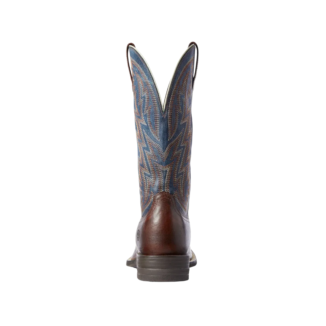 Ariat Men's Western Dynamic Brown Patina/Blue Dusk Boots