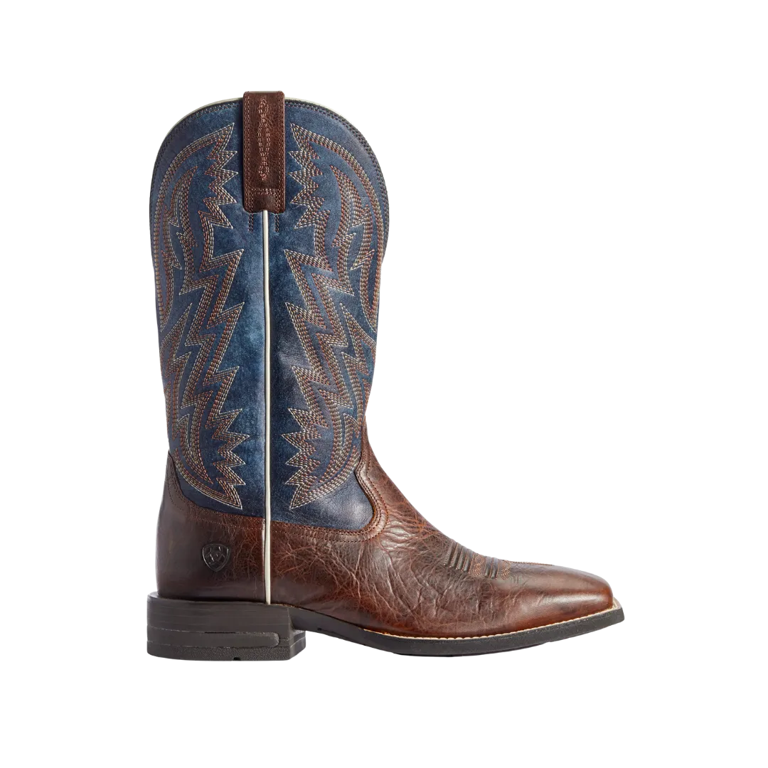 Ariat Men's Western Dynamic Brown Patina/Blue Dusk Boots