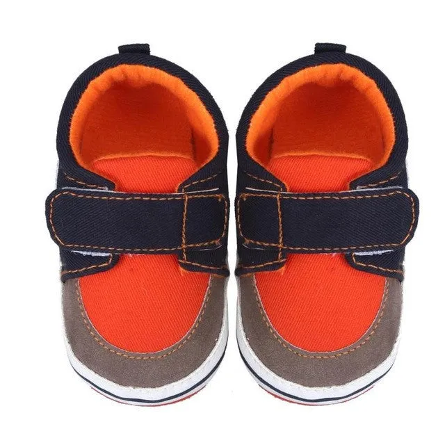 Baby Boy Canvas Spring Toddler Prewalker Shoes Sneaker Soft Bottom First Walkers newborn shoes Anti-skid Footwear for babies