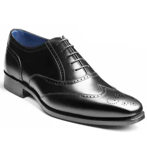 BARKER Johnny Shoes - Mens Brogues  - Black Calf