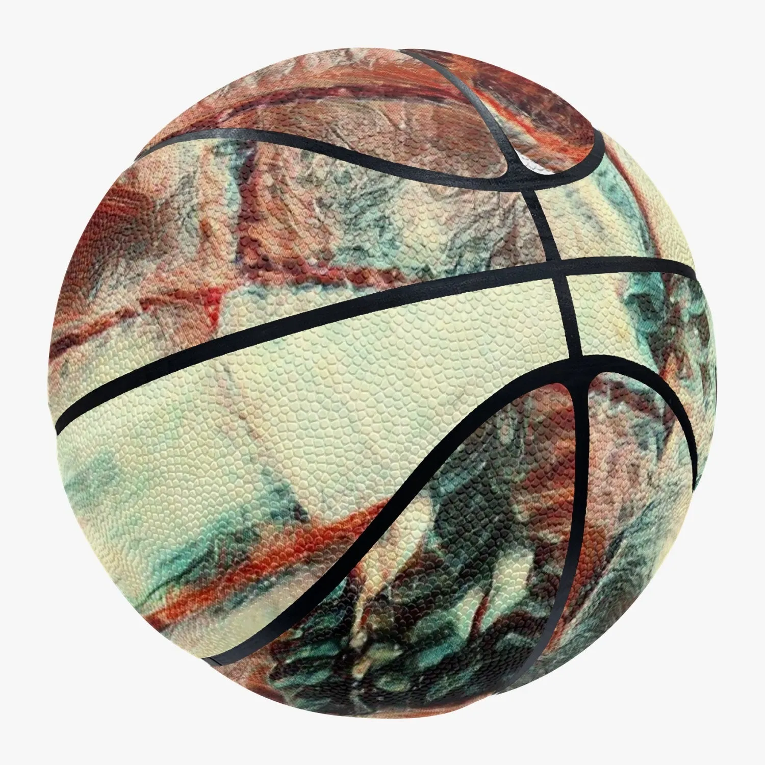 Basketball - Eight Panel Printed - Square Dance