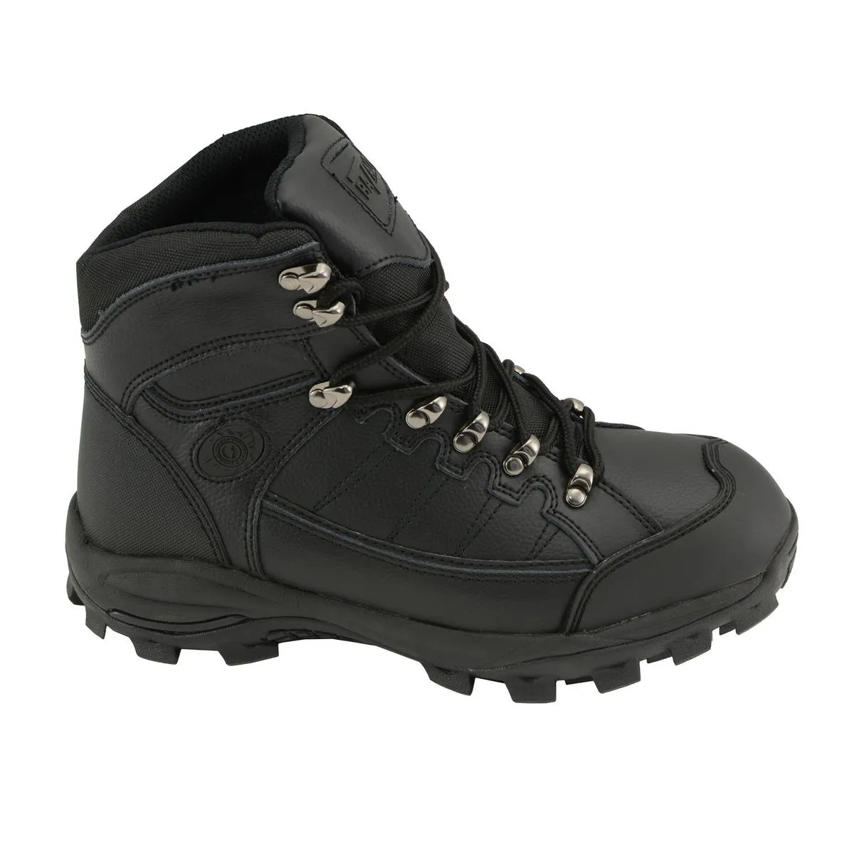 Bazalt MBM9128 Men's Black Water and Frost Proof Leather Lace-Up Work