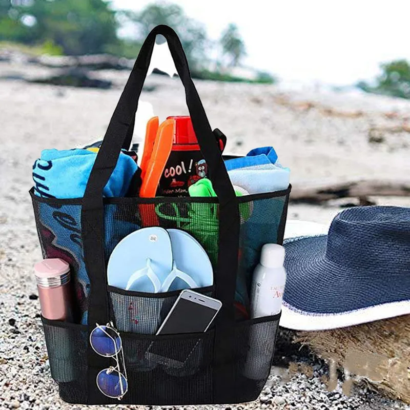 beach mesh storage bag