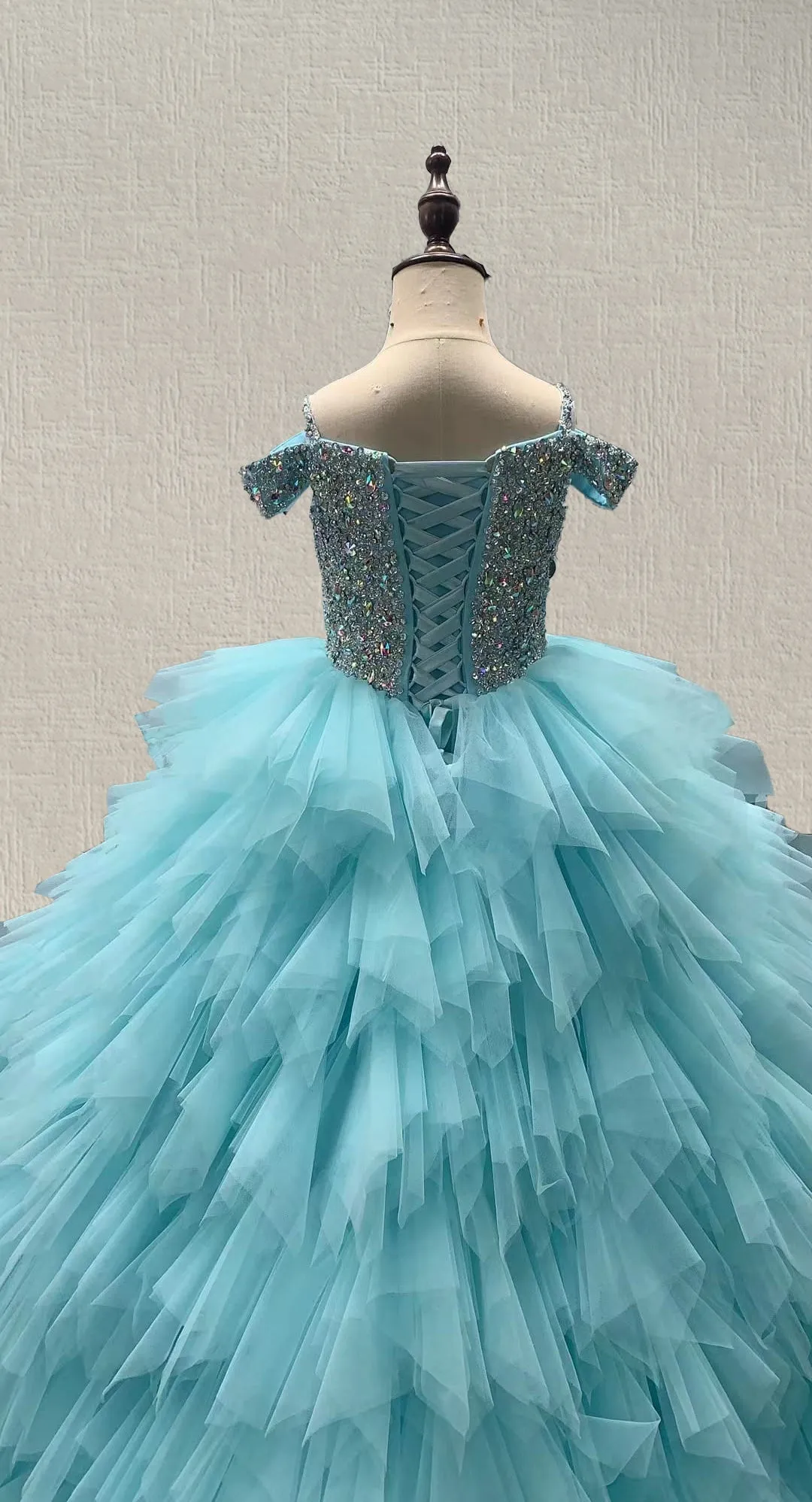 Best Beauty Sparkly Preteen Stunning Evening Gown