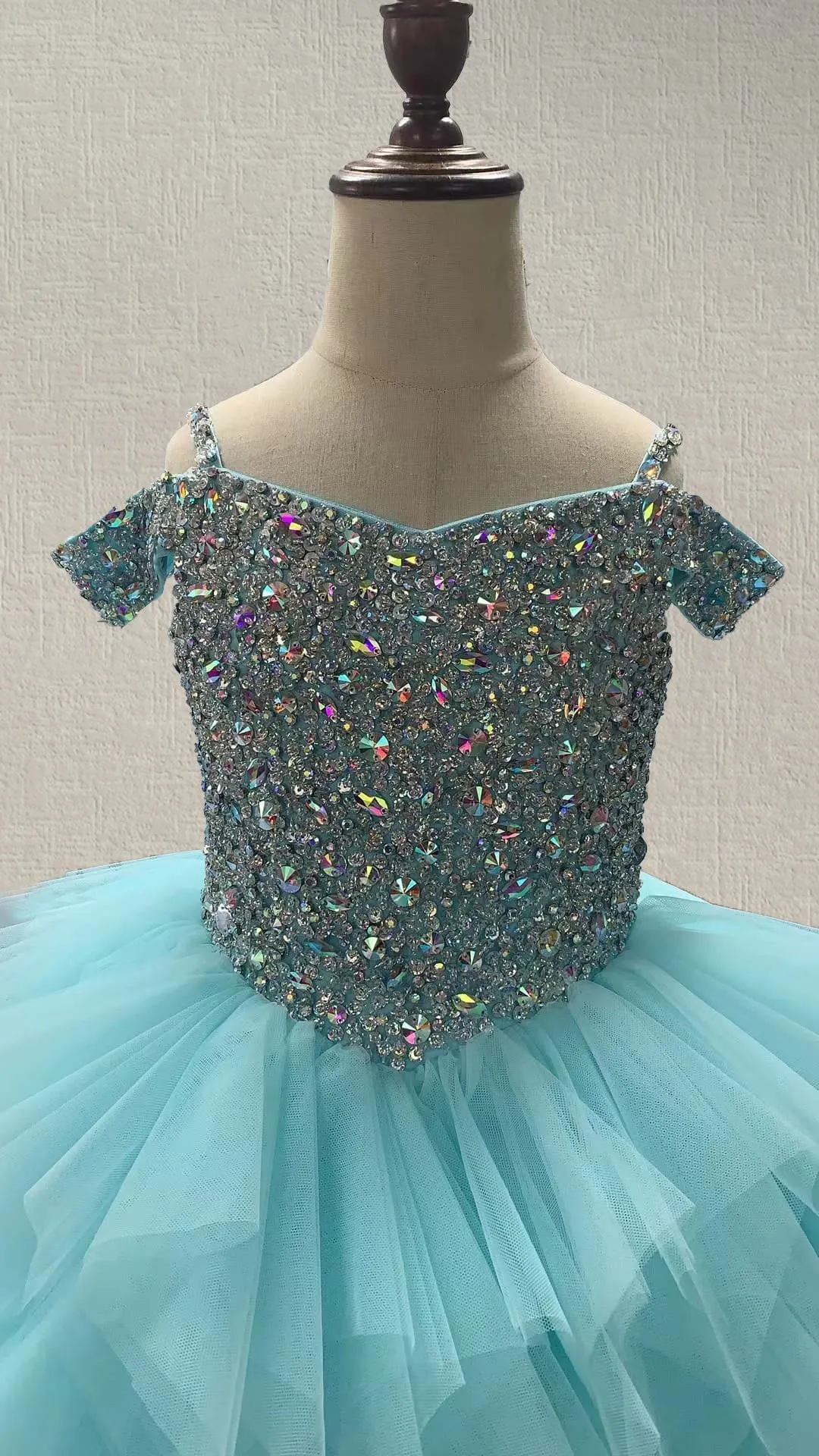 Best Beauty Sparkly Preteen Stunning Evening Gown