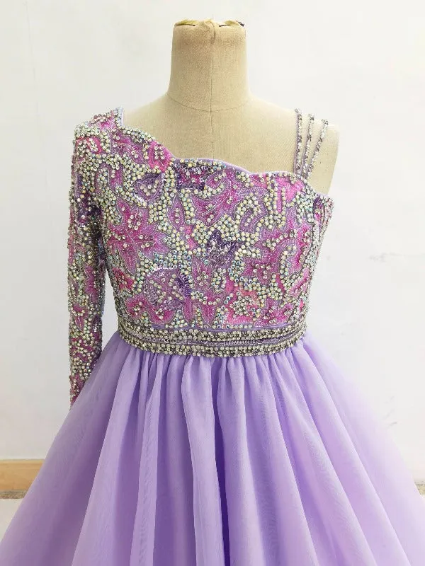 Best Beauty Tween Lilac Pageant Dress Near Me