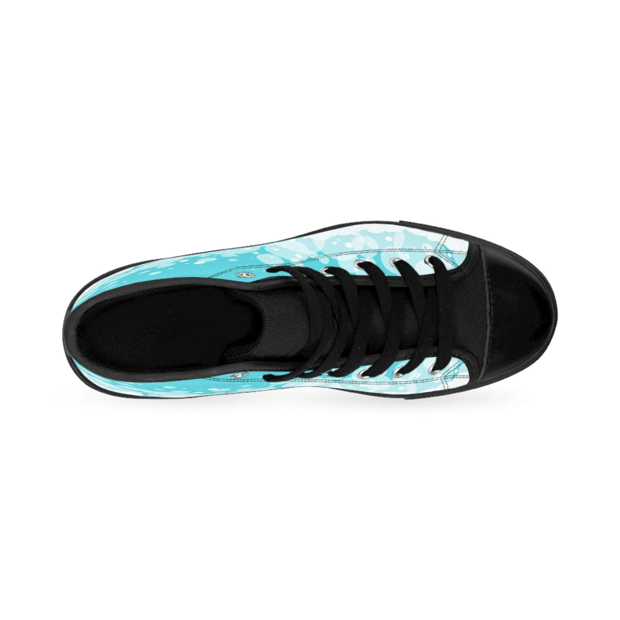 Blue Bubbles Women's Classic Sneakers