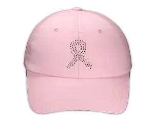 Breast Cancer Crystal Ribbon Baseball Hats