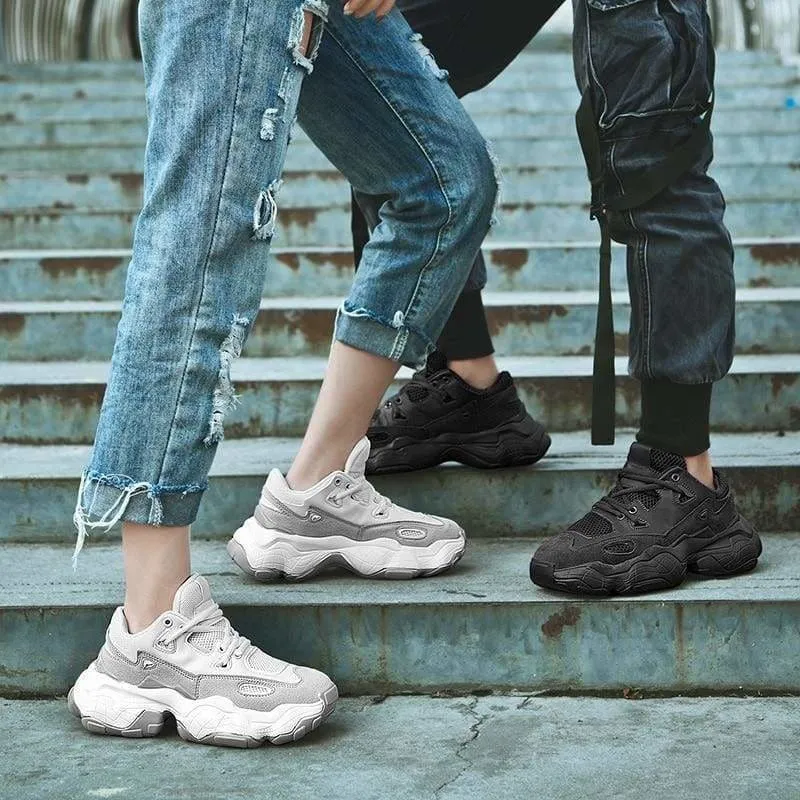 Breathable Platform Chunky Sneakers