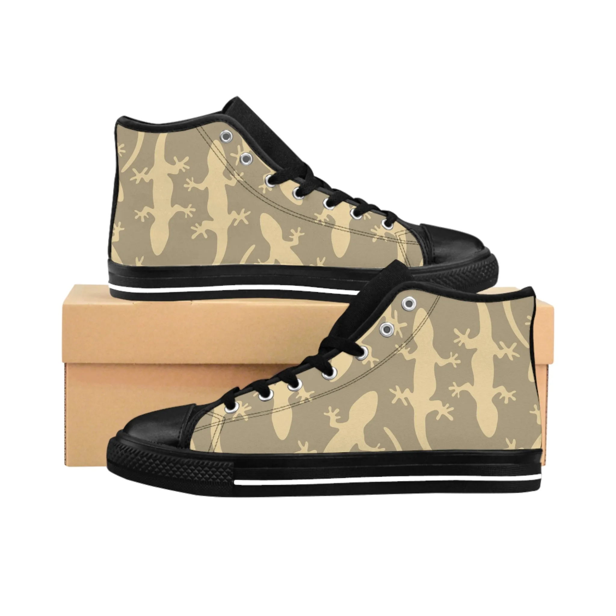 Brown Geckos Women's Classic Sneakers