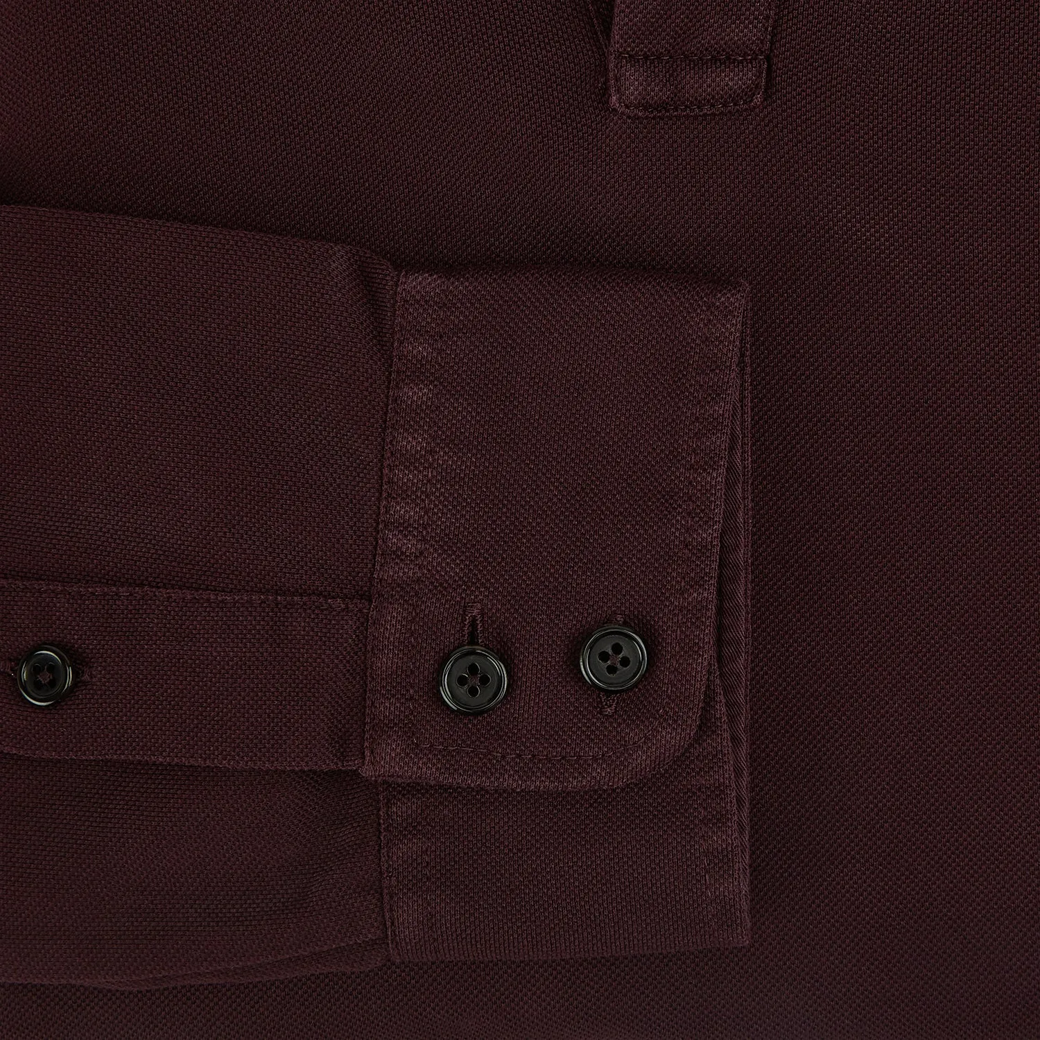 Burgundy Rugby Polo Shirt