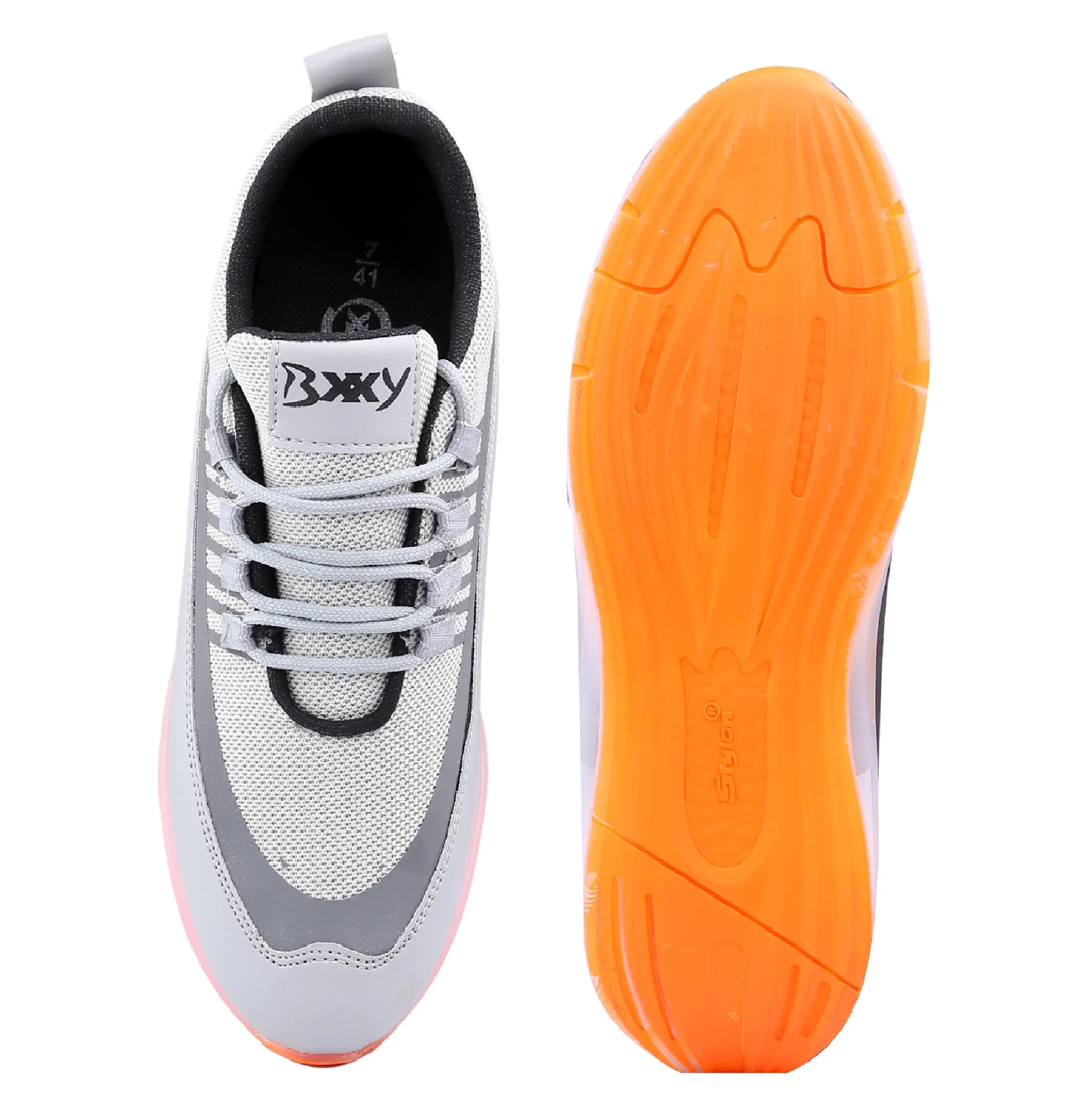 Bxxy Men's 3 Inch Hidden Height Increasing Casual Sports Lace-Up Shoes with Airmix Sole